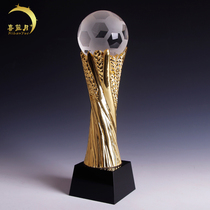 Crystal Trophy Creative Thumbs Basketball Trophy Customized High-end Metal lettering Licensee Medal Customization