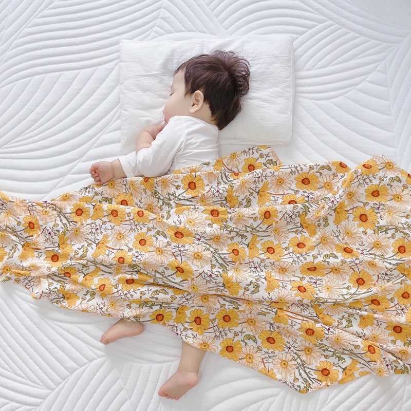 Newborn bamboo cotton gauze swaddle baby supplies newborn baby gauze quilt soft blanket blanket stocking during pregnancy