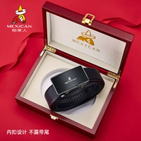 [Anti -FingerPrint] 211499 Line Lines Кожаная лента [подарочная коробка с твердым деревом]]