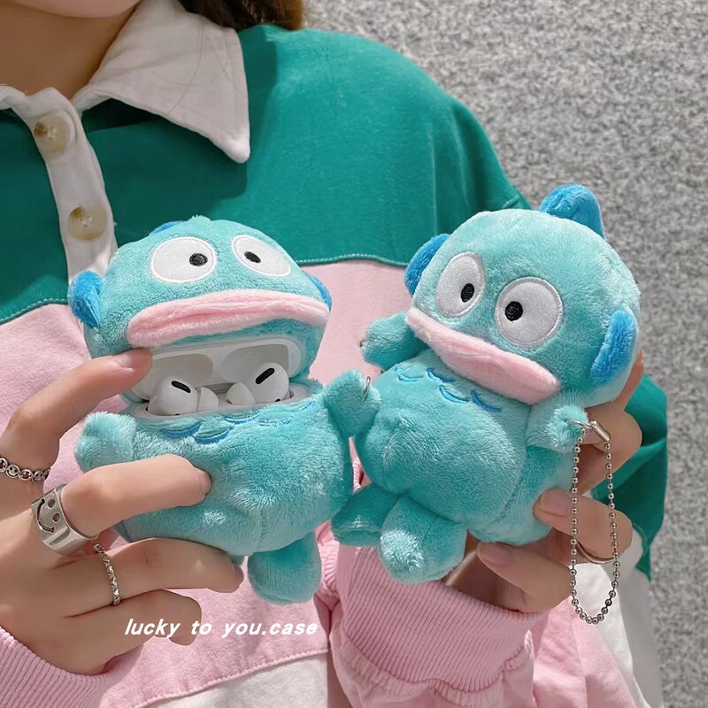 Cute 3D Plush Octopus Monster Protective Case for Apple AirPods 4/3, 1/2 Generation Bluetooth Earphone Case Pro2