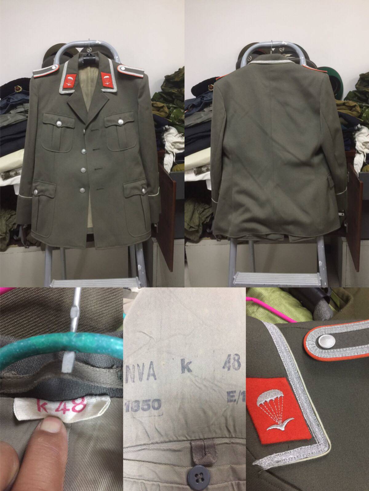 Democratic Republic of Germany Democratic German East German Armed Forces airborne and military regular gown-Taobao