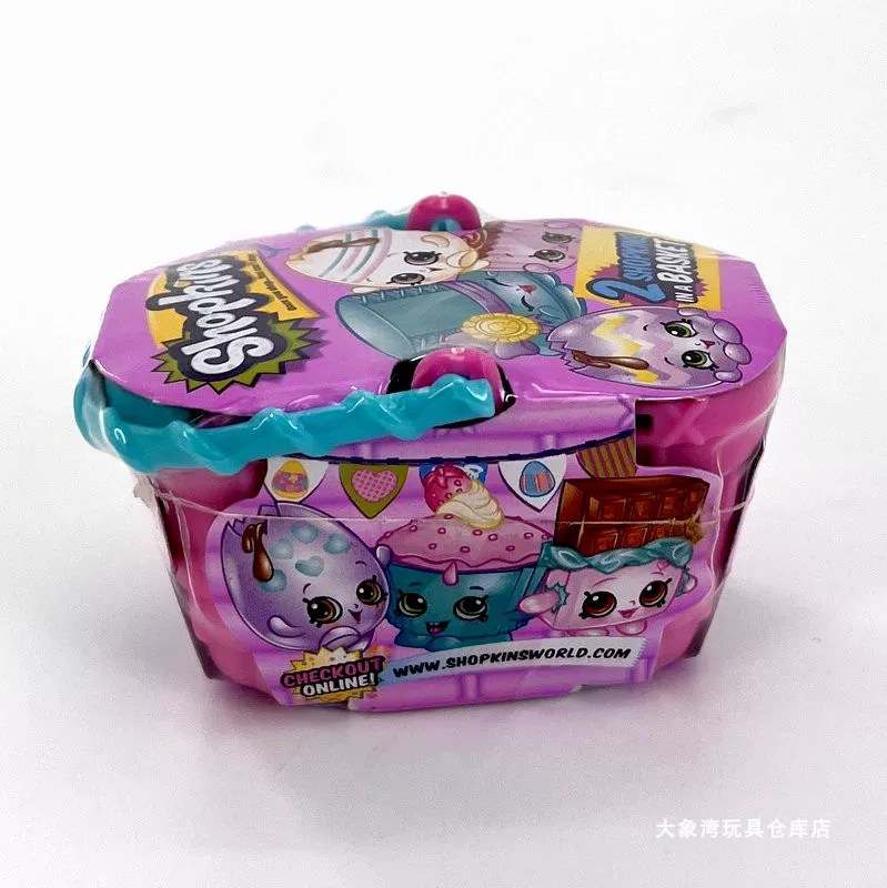 Сюрприз-бокс (Shopkins) коллекция «Шоппинг эльф» и супермаркет, маленькие фигурки
