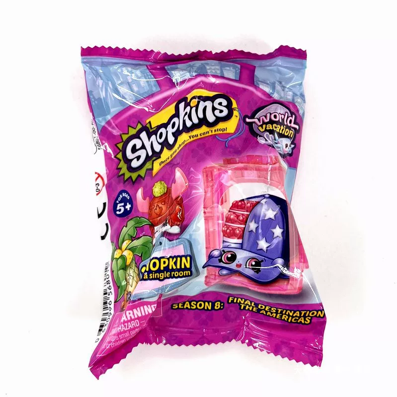 Сюрприз-бокс (Shopkins) коллекция «Шоппинг эльф» и супермаркет, маленькие фигурки