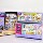 Детский игровой домик игрушки Littlest Pet Shop to Q Домик для домашних животных сцена погони за бабочками Обеденный набор на берегу моря mini 4