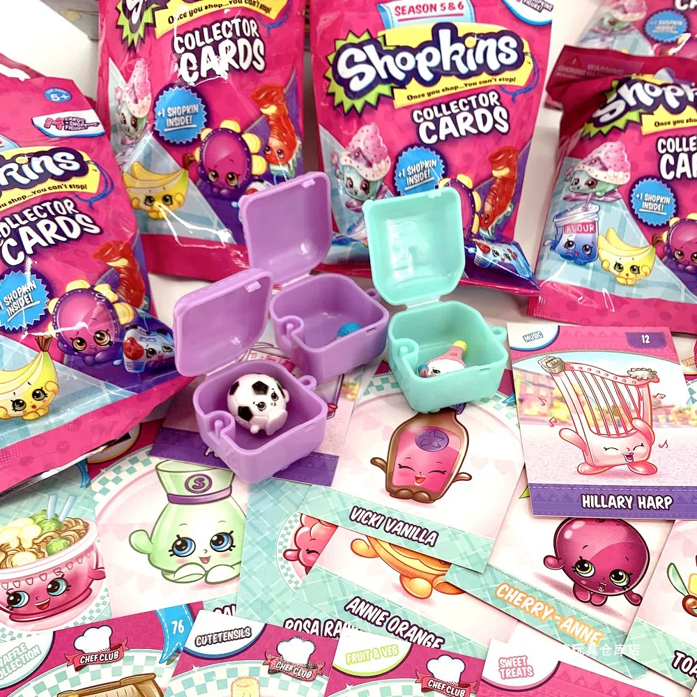 Blind bag Shopkins: мини-кукла и коллекционные карты, случайная мини-кукла + 14 карт, 1/12/24 упаковки
