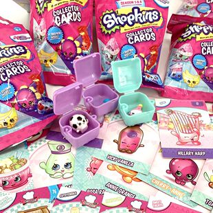 Blind bag Shopkins: мини-кукла и коллекционные карты, случайная мини-кукла + 14 карт, 1/12/24 упаковки