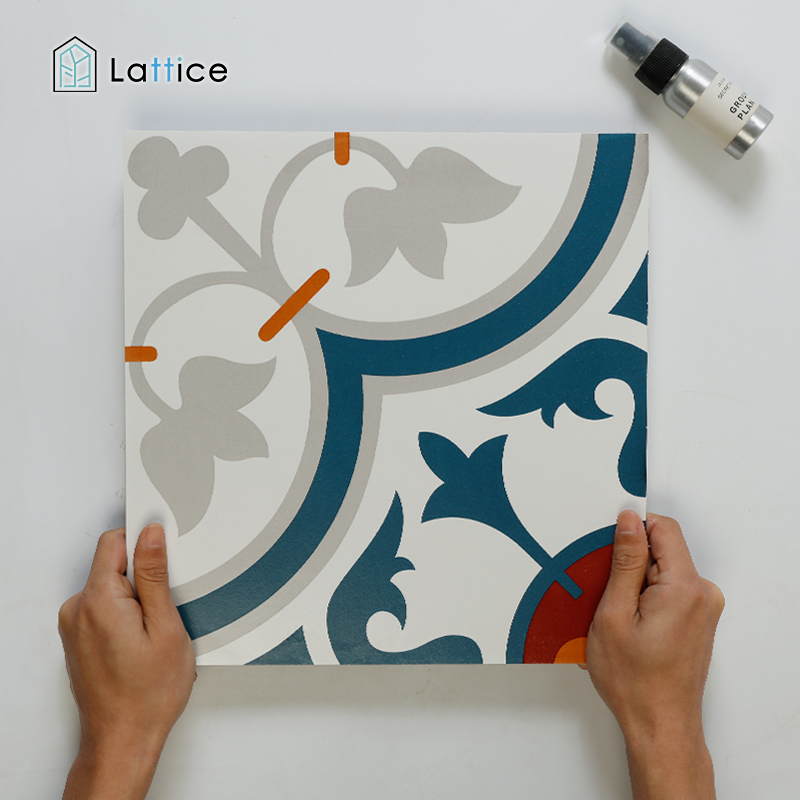 Nordic Minimalist Kitchen Balcony Dressing Room Ground Tile Anti Slip Wear Floor Brick Splicing Flower Brick 300x300