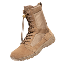 Summer Junlock Wolf Brown Flying Fish ultra-light combat boots breathable mens and womens tactical boots high-top lightweight desert boots