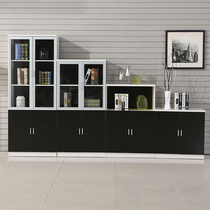 Office furniture High and Low filing cabinet with lock short cabinet home bookcase wooden filing cabinet data locker sub-combination