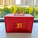 Быки и небо-золото Niu Jun Фарфоровые качание медные красные глазури ремесло