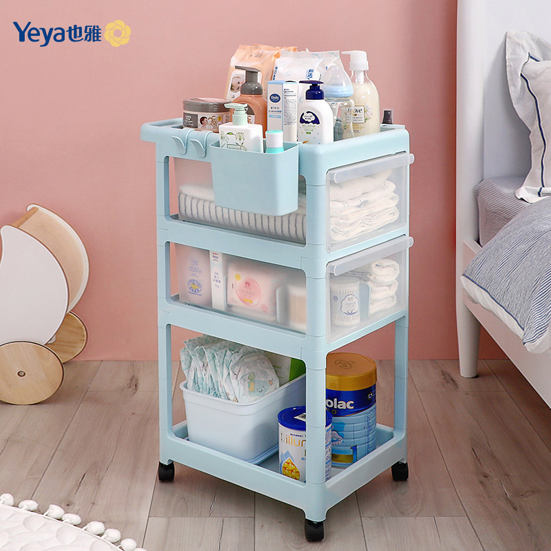 Also elegant baby containing cart neonatal bedroom set of baby goods storage containing box multilayer shelve
