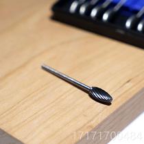 Take a look at the 25mm grinding machine head single-edged tungsten steel grinding head egg-shaped 6MM tooth place an order at one price