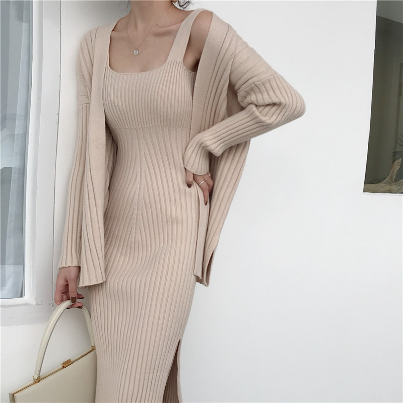 Suits Loose Sweater Knit Dress 