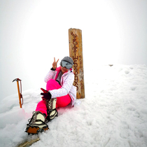 Clearance ski clothes ladies winter single double board size waterproof thick warm leisure Korean snow jacket women