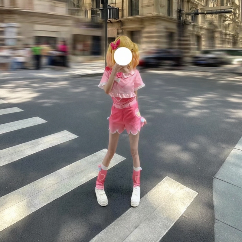 Manxiangjia Idol Event Kage No Moe Cosplay Costume (Full Set Includes Leg Accessories)