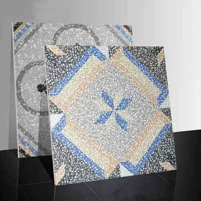 Bed and breakfast retro terrazzo parquet 600X600 Dining room Hotel clothing store floor tiles Specialty store non-slip tiles