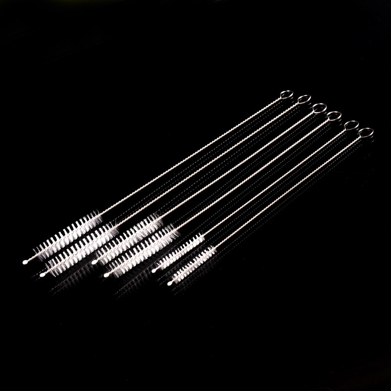Glass Straw Brush Long Brush Stainless Steel Cleaning Brush Baby Bottle Cleaning Brush Pearl Milk Tea Coarse Straw Brush