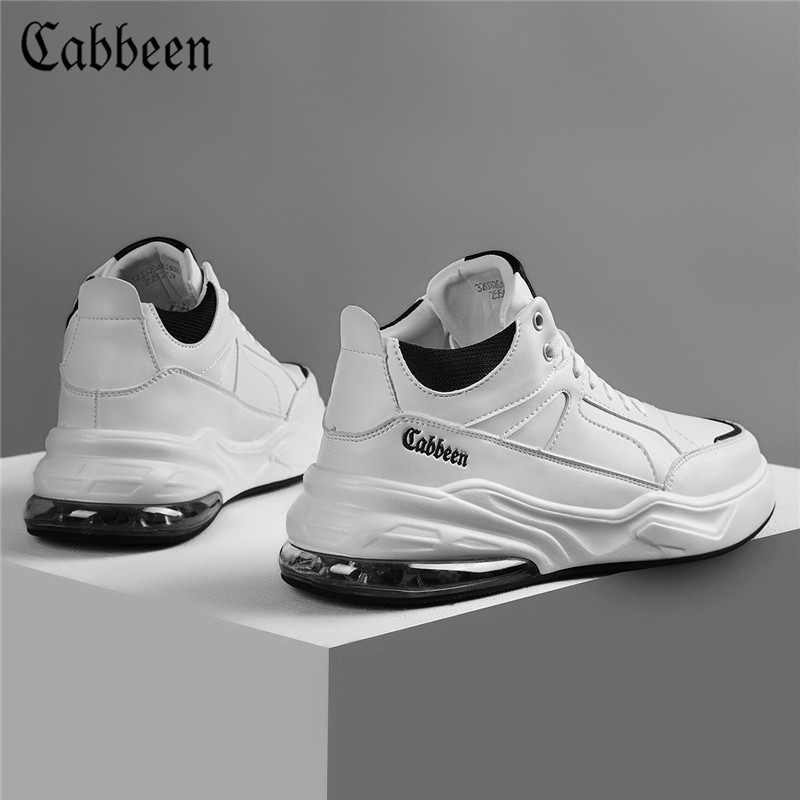 Carbine high tube shoes Korean version of aj men's shoes 2022 autumn new air cushion small white shoes men's casual sports shoes tide shoes