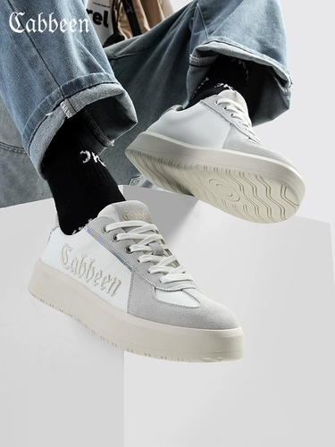 Трендовые демисезонные мужские кроссовки, туфли, белая обувь, осенняя