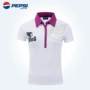 PEPSI Pepsi thể thao retro áo polo mùa hè áo thun cotton nữ tay áo ngắn 05932210 áo polo nam cao cấp