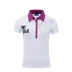 PEPSI Pepsi thể thao retro áo polo mùa hè áo thun cotton nữ tay áo ngắn 05932210 áo polo nam cao cấp Áo polo thể thao