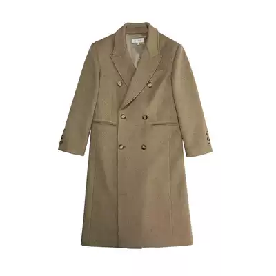 Heron Green One Medium Long Edition Wool Coat