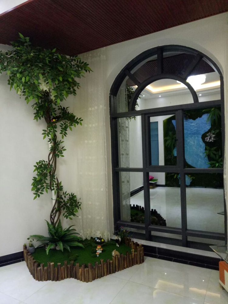 Cây nho trang trí cây nho núi đỏ nhánh nho trong nhà phòng khách mô phỏng lá nho hoa mây thân cây giả - Hoa nhân tạo / Cây / Trái cây bình hoa mộc lan giả