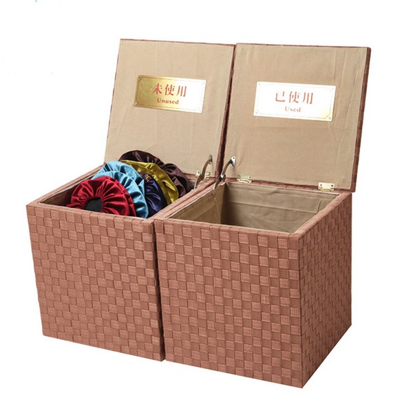 Basket Finishing Containing Basket storage basket Sample House Display Center-like Interpanel containing shoe cover frame Large Number of Covered Sitting Home Shoes Cover