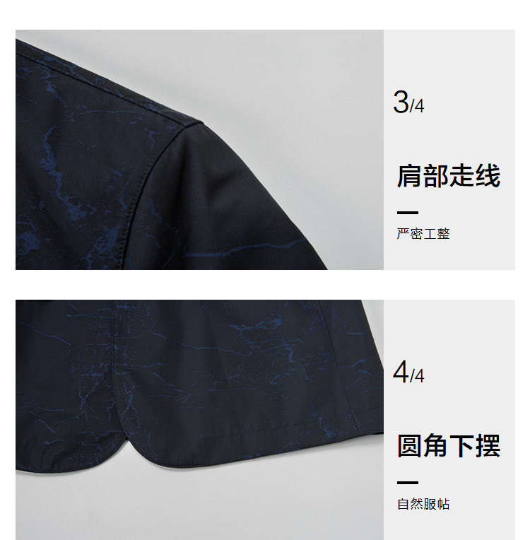 海澜之家旗下 海一家 男士提花休闲西服 图6