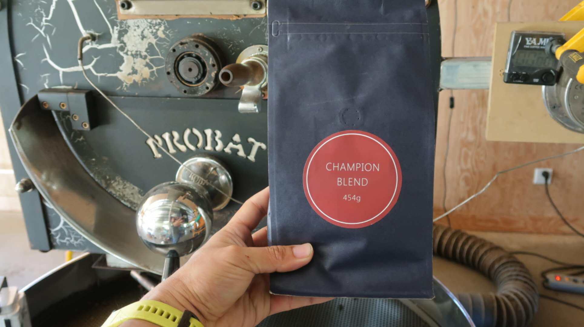 Classic old champion blend espresso beans American drip filter deep baking coffee machine latte
