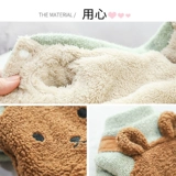 Комбинезон, флисовый демисезонный удерживающий тепло пуховик, с медвежатами