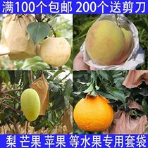 Pear Bag Peach Apple Loquat Mango Bilayer Outer Yellow Inner Black Special Bagging Bag Anti-Insect Bird Rain Shower