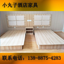 Yunnan Kunming simple modern fast hotel hotel full set of furniture bed TV cabinet complete set standard room suite special
