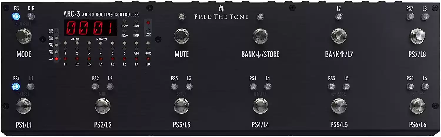 Free The Tone ARC-3 控制踏板吉他效果器配件銀灰色黑色可選