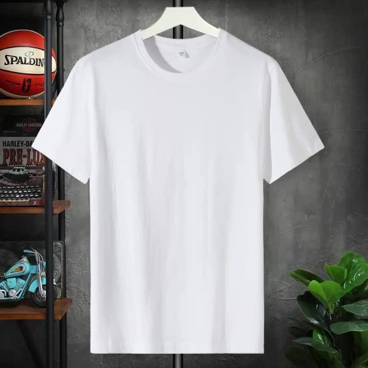T-shirt Customized Solid Color Printing 