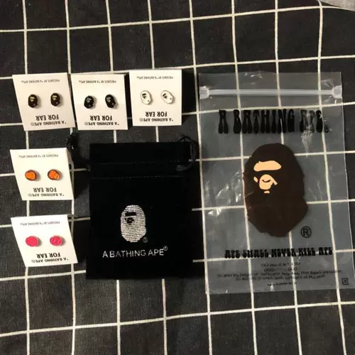 Tide Milo Ape Серьги головы великая обезьяна для отдыха человеческие серьги серебряный серебряный ухо