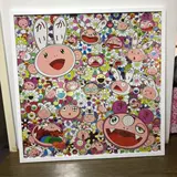 Murakami Kaikaikiki Limited Doll Printmaking Sunflower Printmaking Trend Studio Studio Hanging Studio