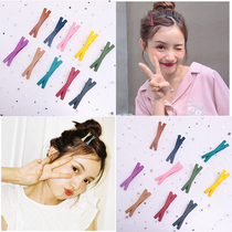 Mix and match colorful word clip bangs of clip clip headdress Korean red BB CLIP color hairclip hairpin ornaments