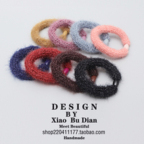 Thickened and thickened adult rubber band Hairband Korean high elastic leather band female tie head without seam simple hair rope