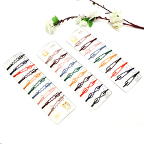 Korean hair clip black word clip headdress top clip Hair jewelry Adult bangs hair clip hair clip small side clip