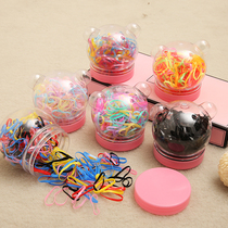 Vat disposable small rubber band Japanese Korean version of black tie hair Hairband hair rope children hair accessories headgear headdress rope Korea Korea