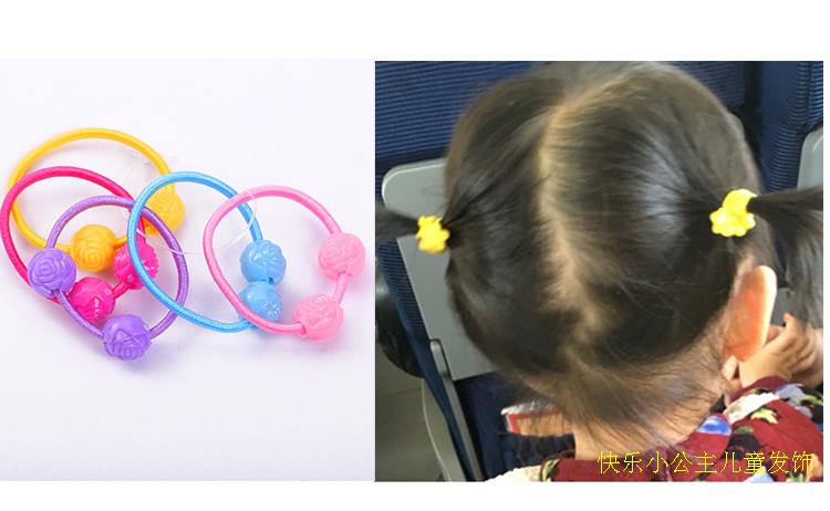 Trẻ em tóc headband vòng phụ kiện tóc cô gái buộc tóc ban nhạc cao su dải màu tóc dây mũ nón không đau khoảng 100 băng đô turban