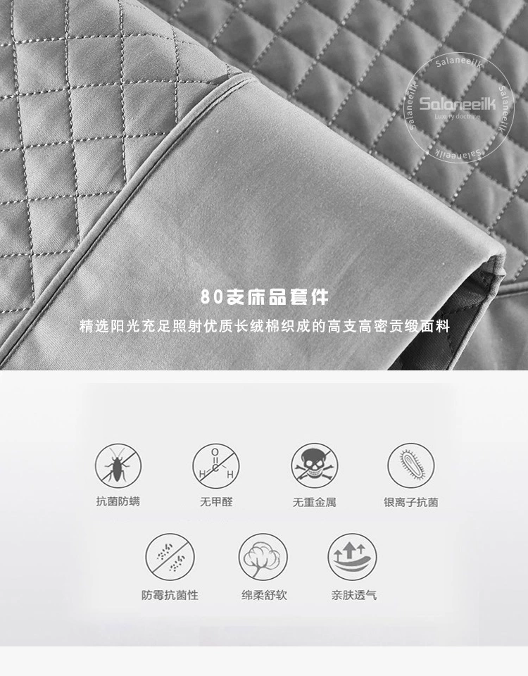 Xuất khẩu bộ chăn ga gối cotton của Macy Bộ ba mảnh điều hòa không khí trang trí bụi