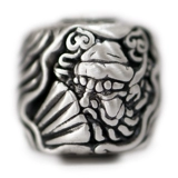 Серебряный браслет, аксессуар из грецкого ореха, аксессуары, браслет с одной бусиной, бусины, серебро 925 пробы, DIY