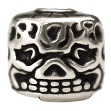 Серебряный браслет, бусины, аксессуары, браслет с одной бусиной из грецкого ореха, серебро 925 пробы