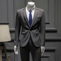2020 Autumn new suit mens suit youth Korean tide students handsome leisure business suit slim a set