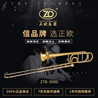 Đồng thau châu Âu trombone ZTB-3000 loại Bb / F sơn vàng trombone tiên tiến - Nhạc cụ phương Tây kèn saxophone alto