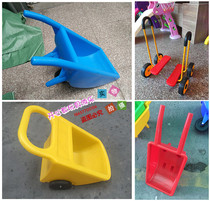 Hot selling wheelbarrow kindergarten plastic wheelbarrow childrens dump truck balance scooter