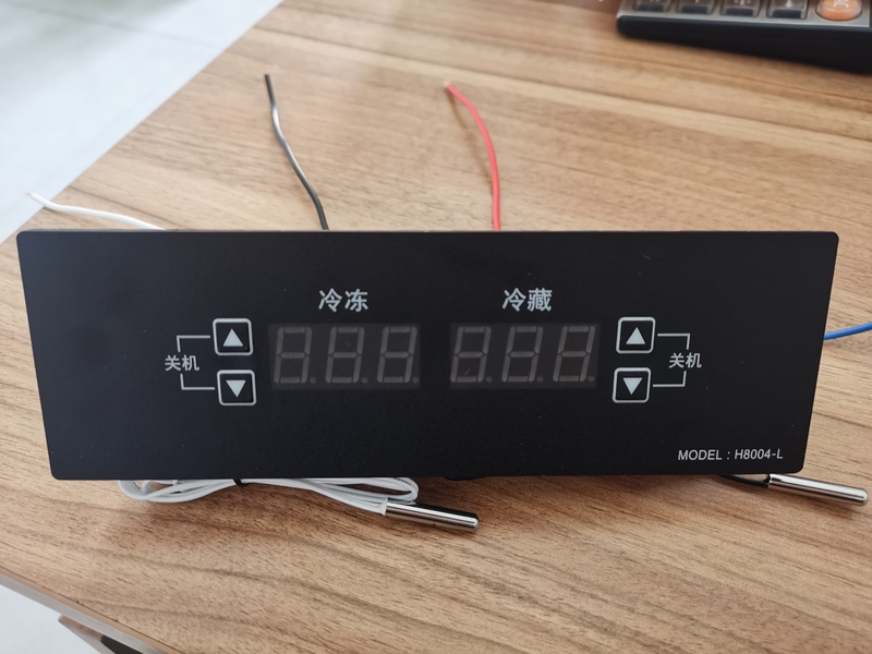 H-8004 Dual Temperature Electronic Temperature Controller Intelligent Digital Display Thermostat Refrigeration and Freezing Dual Temperature Thermostat H-8004 Dual Temperature Electronic Temperature Controller Intelligent Digital Display Thermostat Refrigeration and Freezing Dual Temperature Thermostat