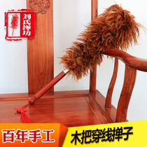 Household feather duster does not lose hair Car dust removal car cleaning wallpaper Zenzi washable sanitary tools